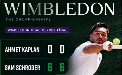 Ahmet Kaplan, Wimbledon'a ilk turda veda etti