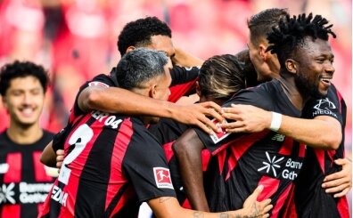 Leverkusen ilk galibiyetini �ov yaparak ald�!