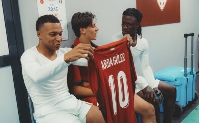 Mbappe'den ma� sonras� Arda G�ler payla��m�: 'Habibi'