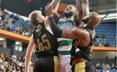 Trabzonspor, Bursaspor Basketbol'u 82-76 ma�lup etti