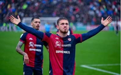 Semih K�l��soy att�, Cagliari istedi�ini ald�!