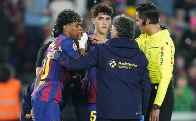 Barcelona'da Lamine Yamal sezonu kapatt�