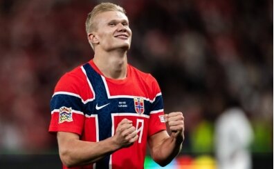 Erling Haaland parlad�, Norve� �� golle kazand�