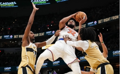 NBA'de Wizards'� yenen Knicks, galibiyet serisini 7 ma�a ��kard�