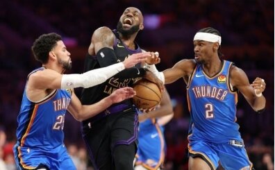 Thunder Lakers'� s�p�rd�, Mitchell'dan tarihi ikinci yar� performans�