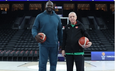 Cumhurba�kan� Erdo�an, Shaq ile beraber