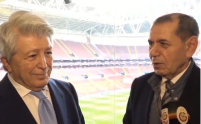 Galatasaray ve Atletico Madrid yemekte bulu�tu