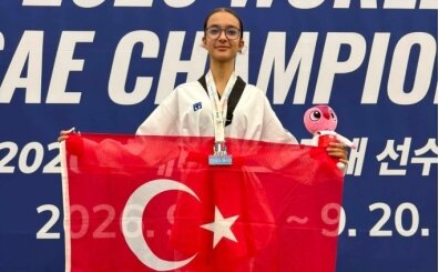 Milli tekvandocu Serpil Melek Tüfekçi'den Güney Kore'de bronz madalya