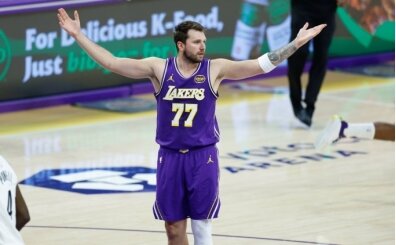 Lakers'ın yıldızı Doncic, normal sezonu kapattı