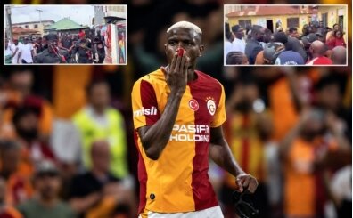 Victor Osimhen'i askerler korudu! Nijerya'daki görüntü gündem oldu!
