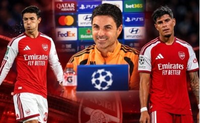 Arsenal antrenman�nda iki sakatl�k! Arteta'dan esprili yan�t