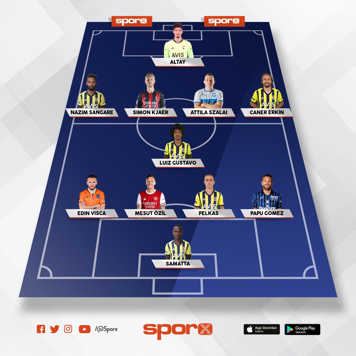 NASİP ET Sporx İlk11