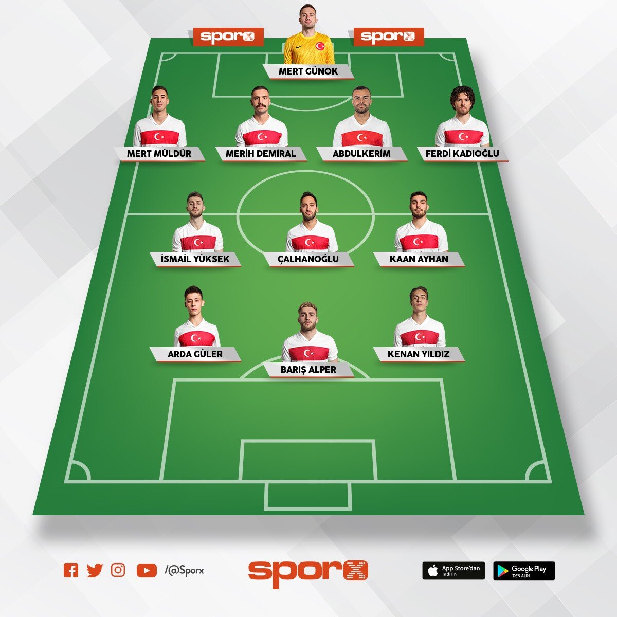 Defansif orta saha Sporx İlk11