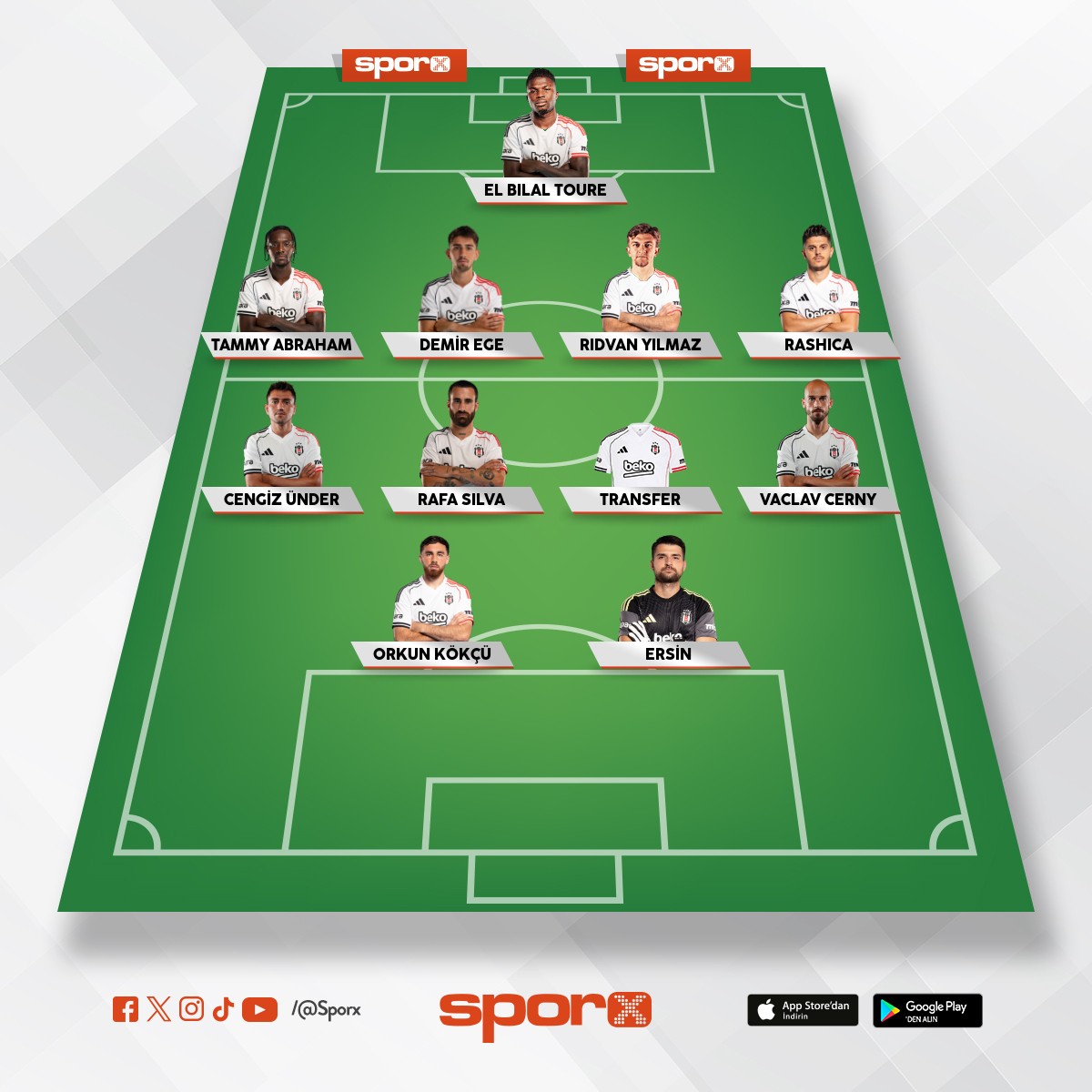 be�ikta� kadrosu
ve eniyi